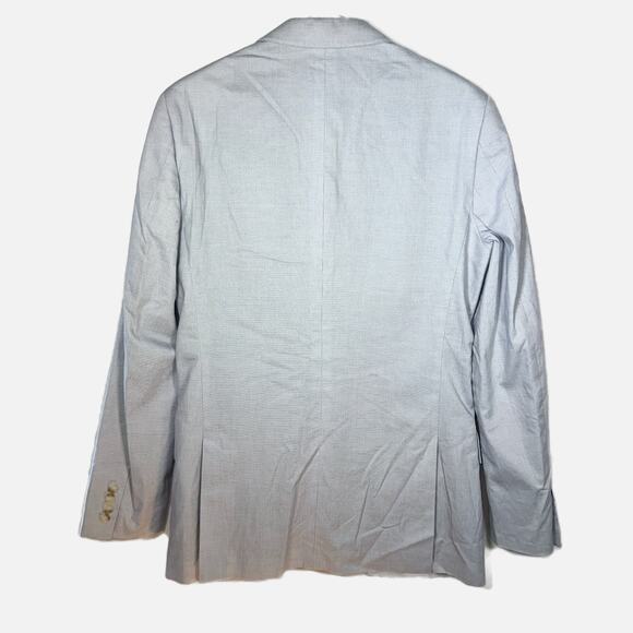 J.Crew Ludlow 36R J.Crew Ludlow Blazer Suit Jacket Mens Italian Cotton Tessuti - Picture 3 of 16